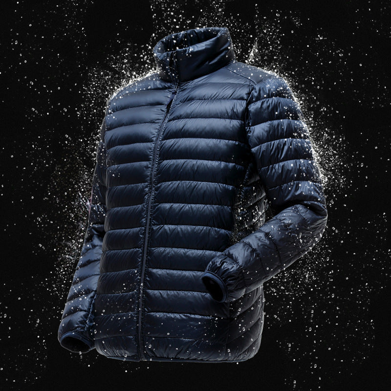 Doudoune légère pour homme Col montant Grande taille