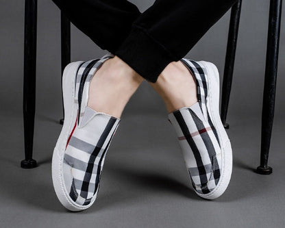 Trendy umbrella cloth men's shoes