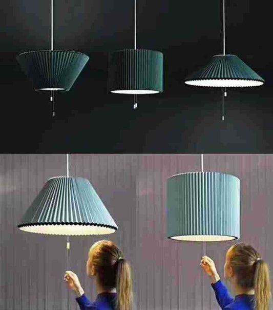 Nouveau style rétractable Lampe Parapluie Lustre Designer
