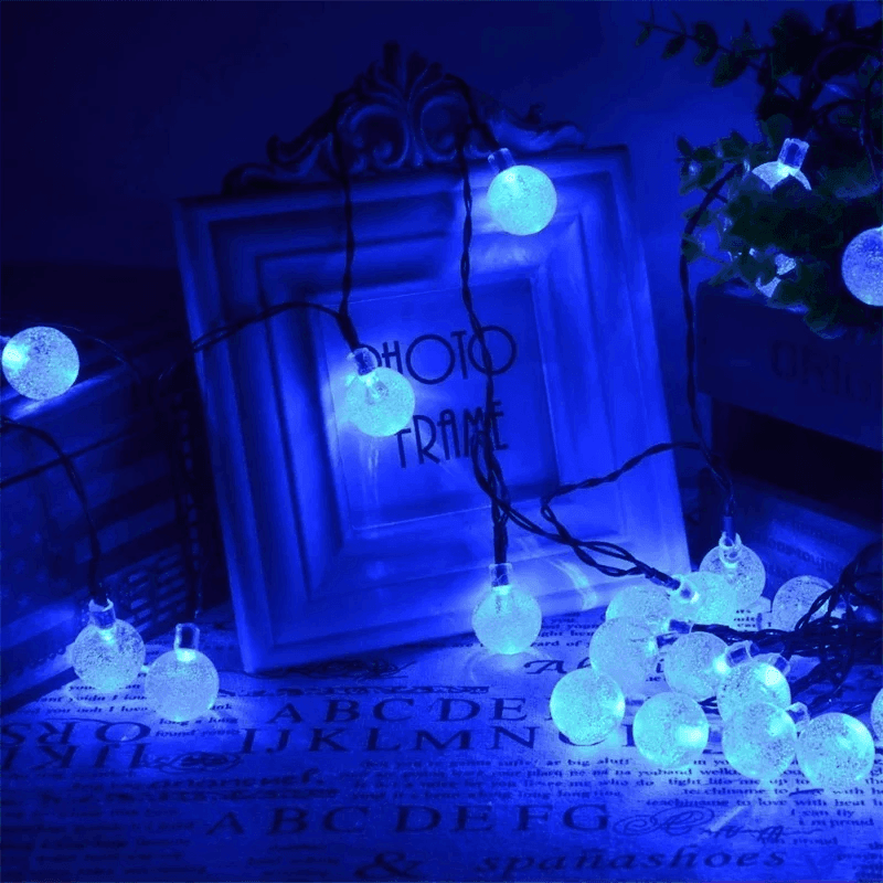 Solar Bubble Balls Lamp String Lights