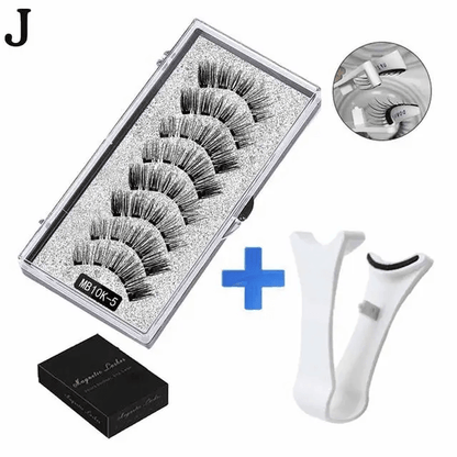 Cils magnétiques 3D réutilisables