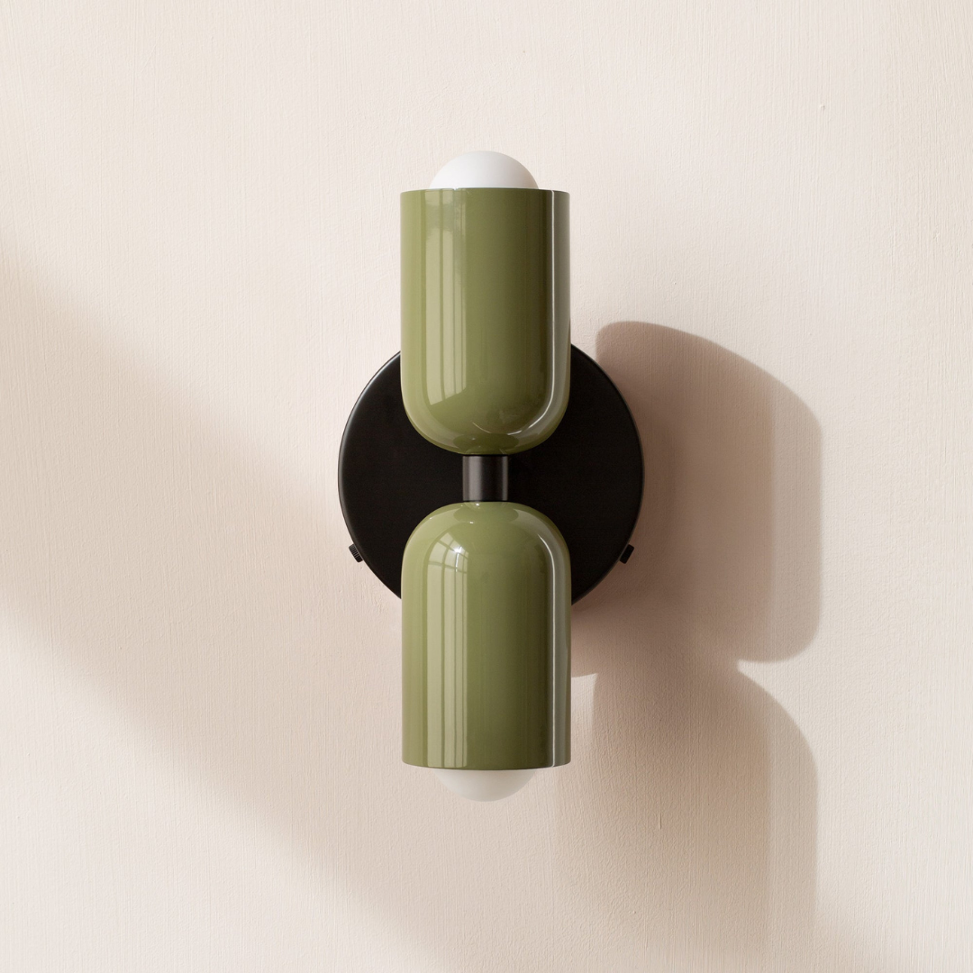 Modern Minimalist Cylinder LED Wall Sconce Iron Indoor Wall Light