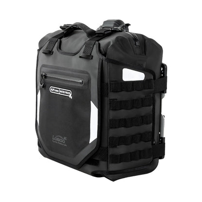 LOBOO Inflatable Motorcycle Side Bag Set – ALPS Series Waterproof Travel Saddle Bags (Available in 23L, 30L, or Mixed 23L+30L Options)