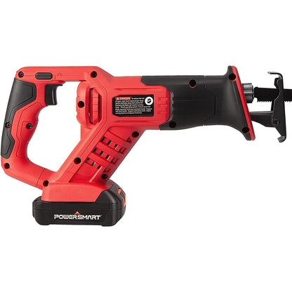 Cordless Reciprocating Saw with 20V 2.0Ah Battery and Charger for Wood, Metal PVC Cutting PS76415A