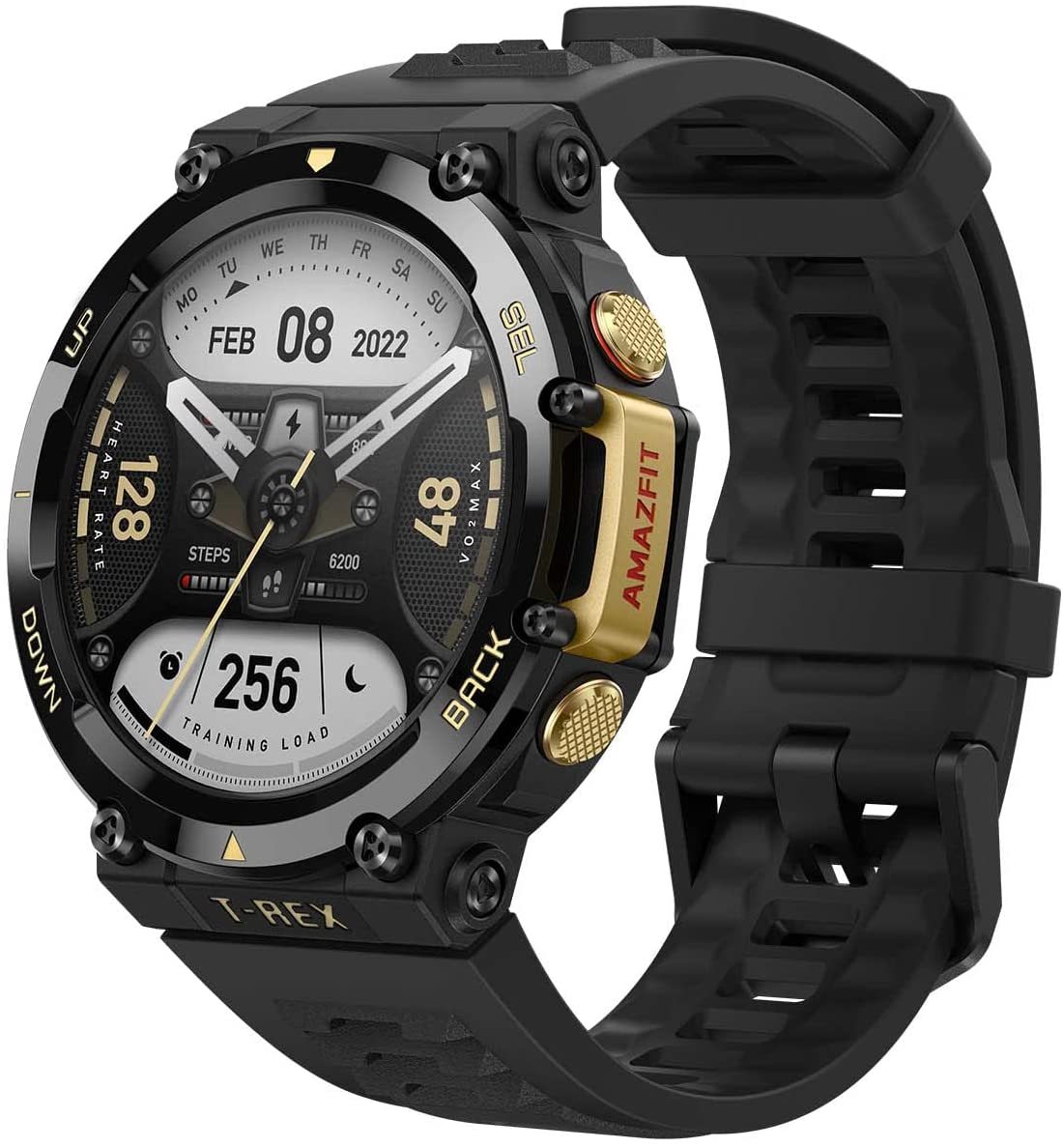 Montre intelligente Amazfit T Rex 2, importation d'itinéraire bi-bande T Rex 2, 150 modes sportifs intégrés