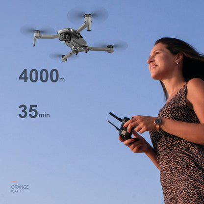 Drone GPS pliable avec caméra HD et nacelle, rangement pratique