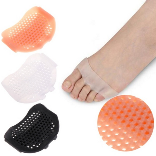 Almohadillas de silicona para el antepié, almohadillas de media planta para el antepié, plantillas invisibles para zapatos de tacón alto, almohadillas antideslizantes, herramientas para el cuidado de los pies para aliviar el dolor