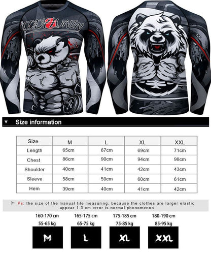 Men's Boxing  Fitness Compression Sportswear