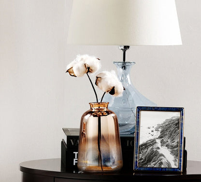 Nordic modern minimalist decoration in glass vase