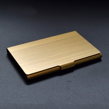 Porte-cartes de visite en titane