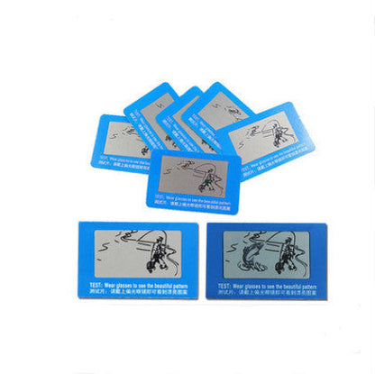 Boîte à lunettes boutique, tournevis multifonction, pochette à lunettes, chiffon à lunettes, carte de test de polarisation, accessoires