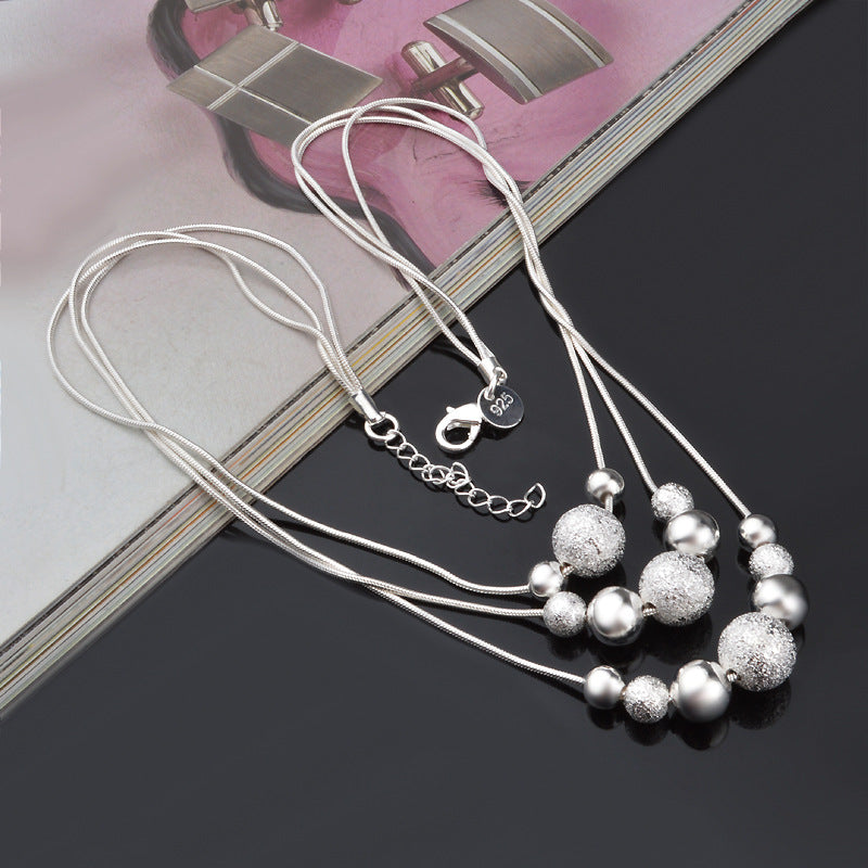 Bead Necklace Jewelry Electroplating