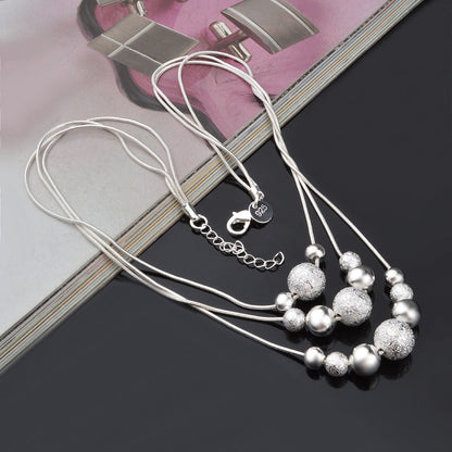 Bead Necklace Jewelry Electroplating