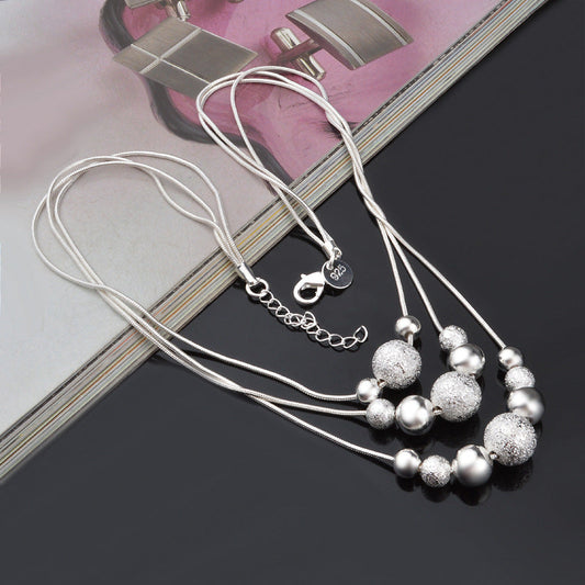 Bead Necklace Jewelry Electroplating