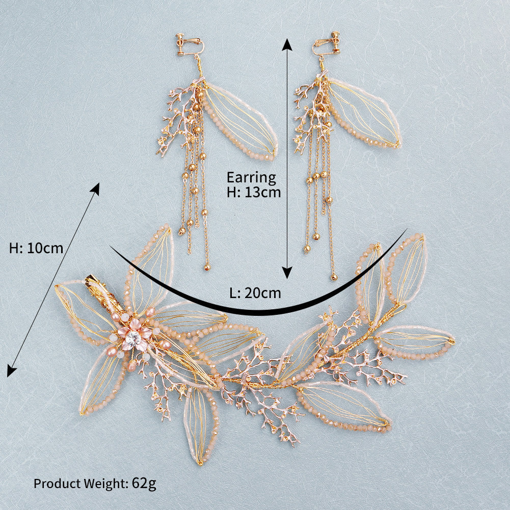Jewelry Pearl Flower Headdress
