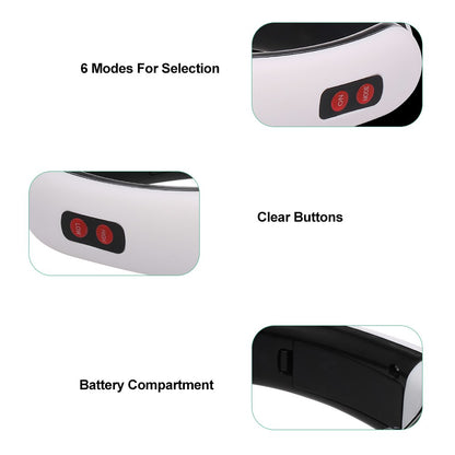 Nouvel appareil de massage électrique vibrant pour le cou et le dos, instrument de relaxation par stimulation musculaire pour les soins du cou et du dos