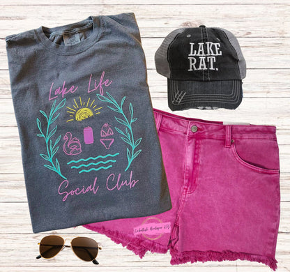 T-shirt Lake Life Social Club (Coloris confort)
