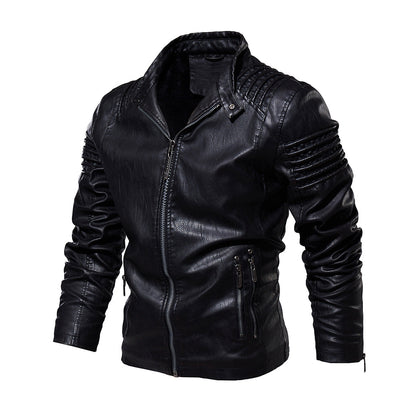 European and American fashion plus size leather