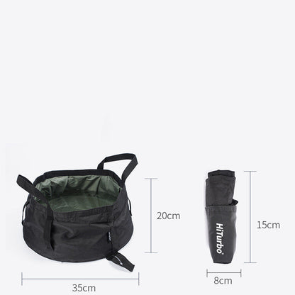 Large-capacity washing bucket with foot bath bag in winter