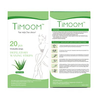 Non-woven depilatory wax paper