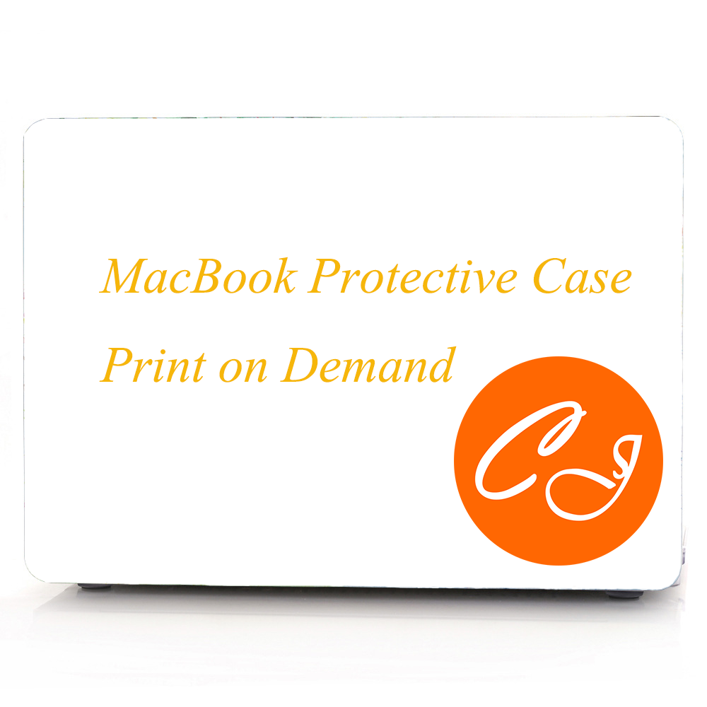 Compatible con Apple, funda protectora de plástico transparente para MacBook impresa con diseño personalizado