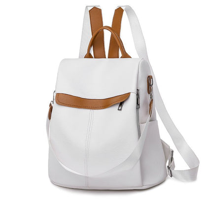 Multifunctional anti-theft women's backpack