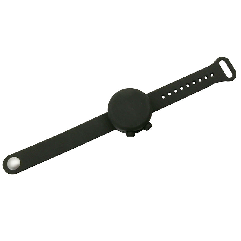 Pulsera desinfectante de silicona para exteriores con desinfectante de manos