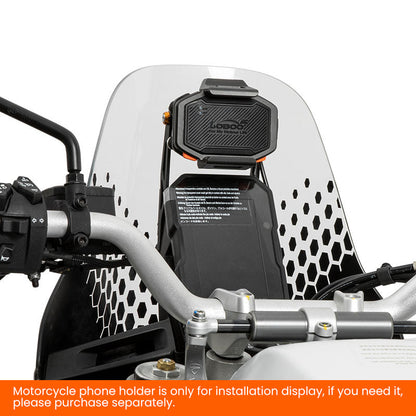 LOBOO Navigation Bracket for Ducati DesertX (2023+) – CNC Aluminum & Stainless Steel Mount
