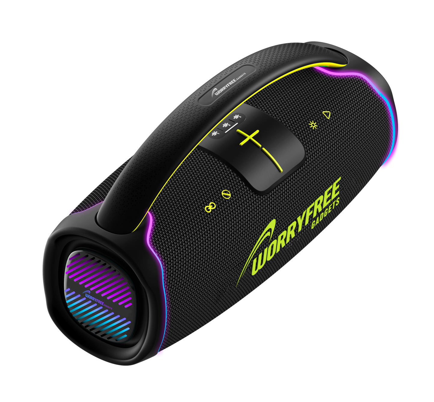 300W Portable Bluetooth Speaker with Handle, One Microphone