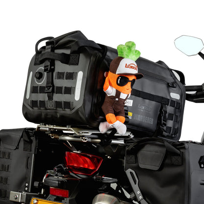 LOBOO Plush Motorcycle Mascot - Fun Bike Decoration & Rider Gift