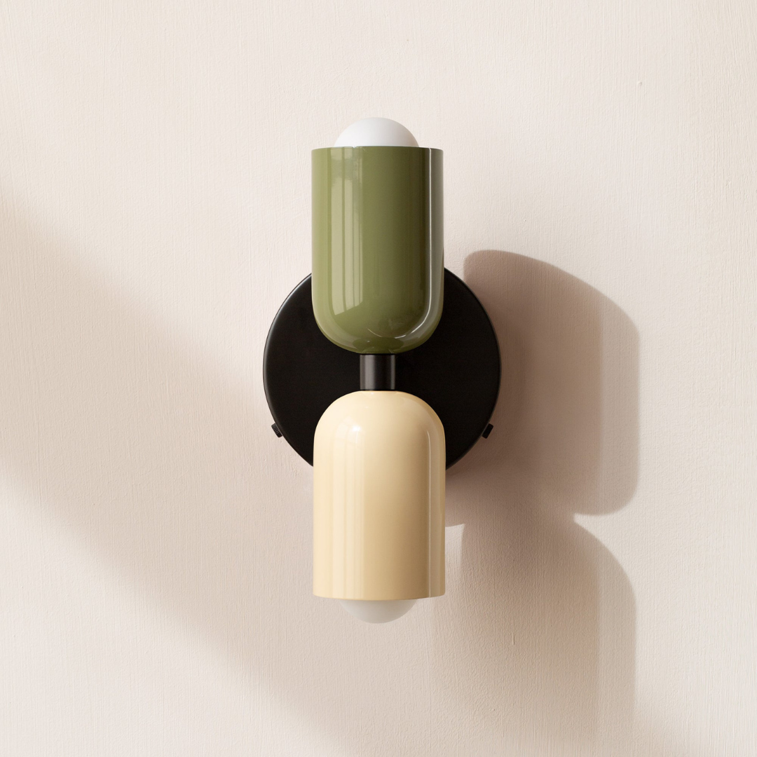 Modern Minimalist Cylinder LED Wall Sconce Iron Indoor Wall Light