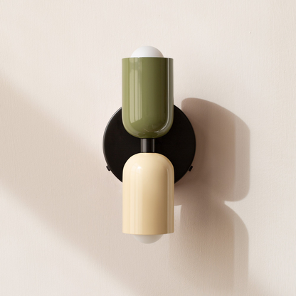 Modern Minimalist Cylinder LED Wall Sconce Iron Indoor Wall Light