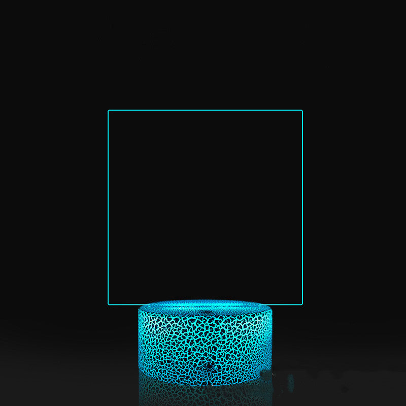 Tableau de messages manuscrits en acrylique 3D avec lumière LED