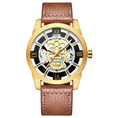 Men's Hollow Quartz Casual Watch