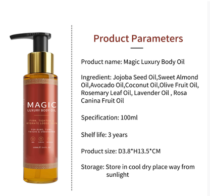 Aceite Corporal Magic Body Oil – Deep Nourishing Hydration for Soft, Luminous & Rejuvenated Skin