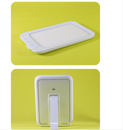 Lámpara de lectura solar con temporizador biónico, terapia de luz LED inteligente
