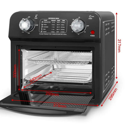 12 Liter Air Fryer with Dual Knob Control