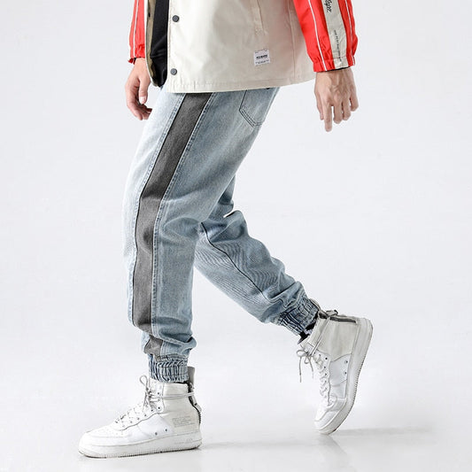 Jeans à empiècements