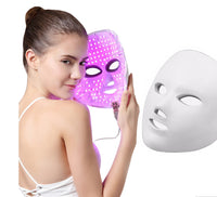 7-Color LED Light Therapy Face Mask