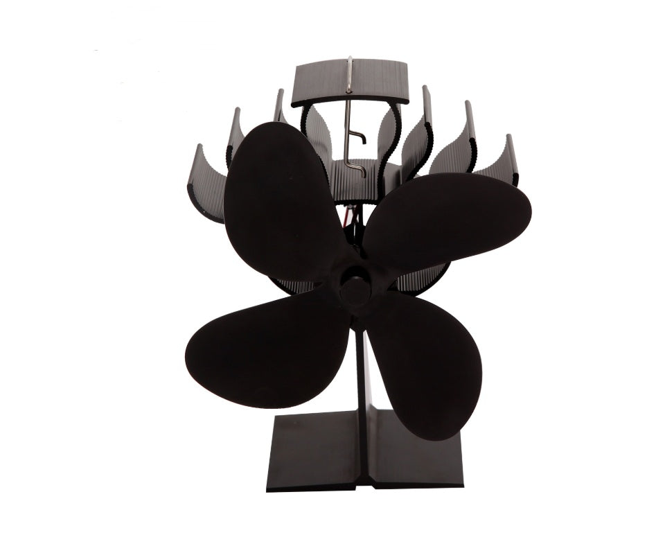Ventilador silencioso termodinámico para chimenea termómetro para chimenea