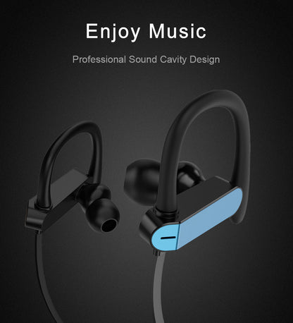 Compatible avec les écouteurs PTM TS27 Sport Running Anti-chute Oreillette Casque stéréo avec micro pour téléphone Xiaomi universel