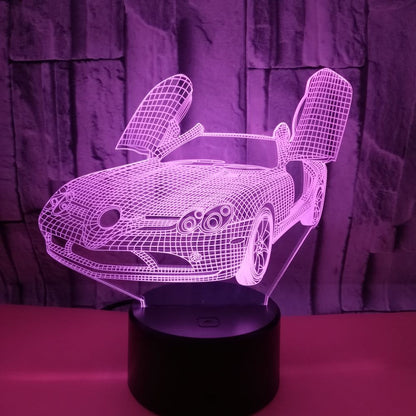 3D LED Colorful Touch Table Lamp – Night Light with Mood Lighting