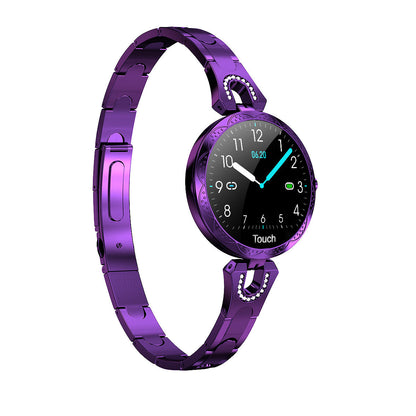 Montre intelligente de mode pour femmes Dispositif portable étanche Moniteur de fréquence cardiaque Montre intelligente de sport pour femmes Mesdames