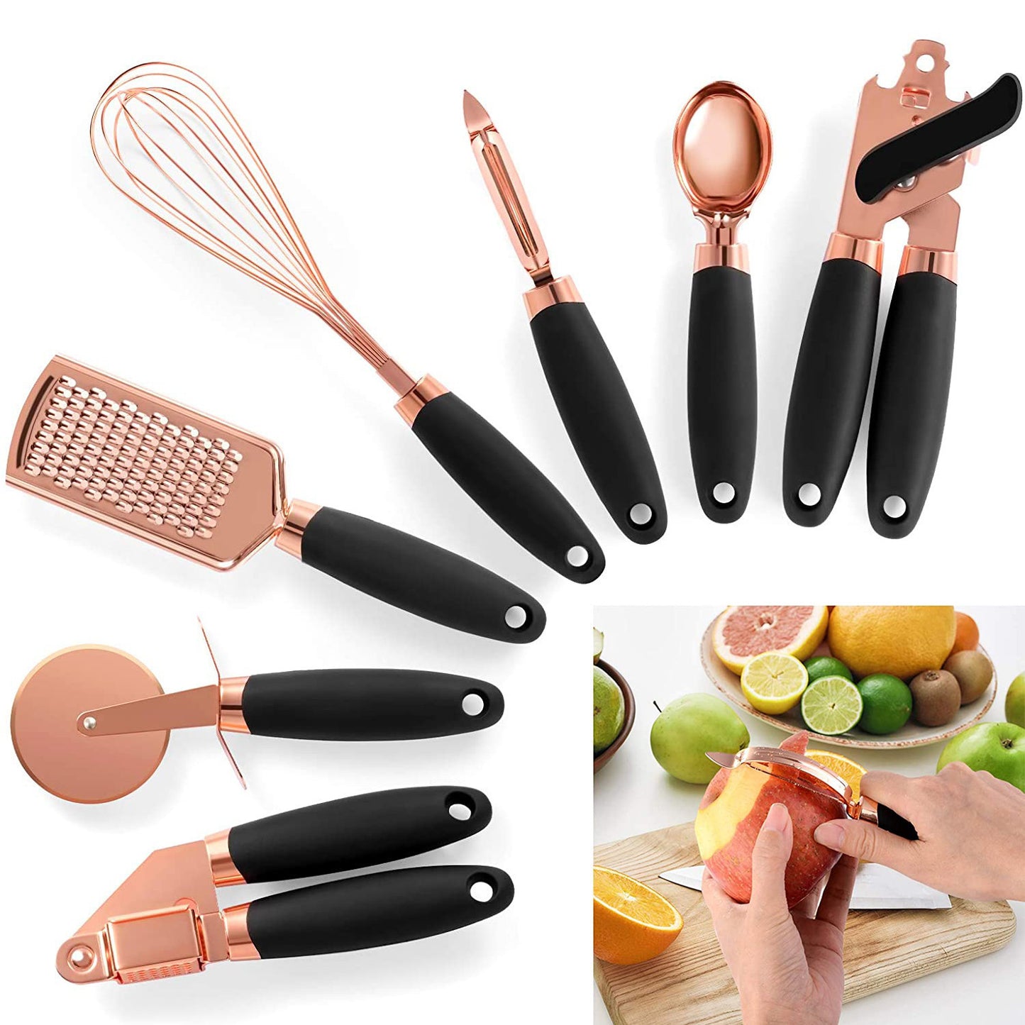 7-Piece Essential Stainless Steel Kitchen Set