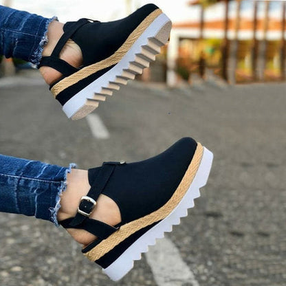 Women's Baotou Wedge Sandals Shoes