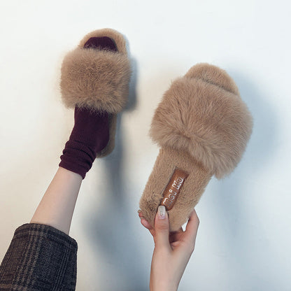 Ladies New Fashion Personality All-match Cotton Slippers