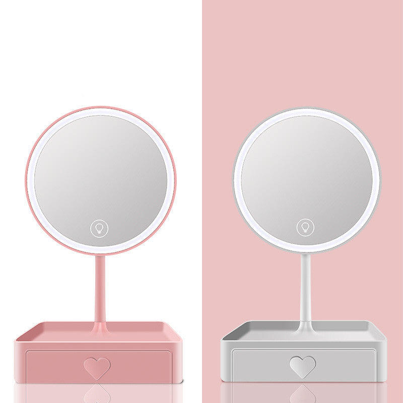 Miroir de maquillage LED pour coiffeuse