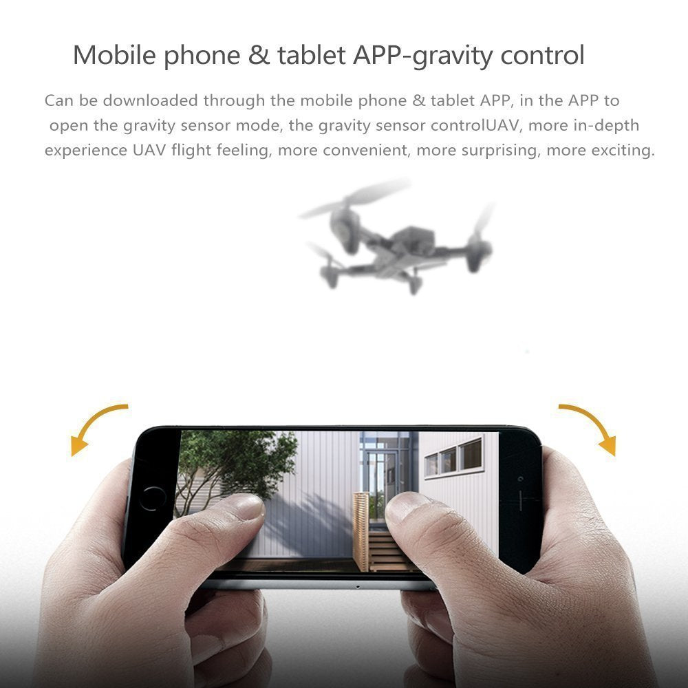 Folding Fixed-Height Aerial Drone – 4-Channel RC Quadcopter with Camera