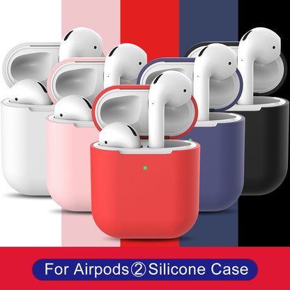 Compatible con Apple, Compatible con Apple, Funda de silicona para auriculares