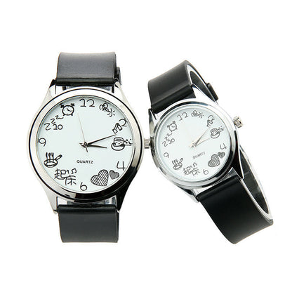 Simple And Casual Eating And Drinking Quartz Watch